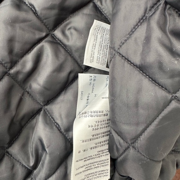 Levi's Trucker Bomber Jacket Thermore Thermal Diamond Lined Black Size M - Picture 5 of 6